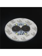 Ledes pohár és palack alátét 4 leddel, PIROS, 5 DB/CSOMAG