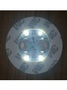 Ledes pohár és palack alátét 4 leddel, PIROS, 5 DB/CSOMAG