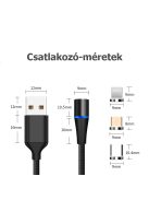 type-C típusú mágneses csatlakozású ADAT- és töltőkábel